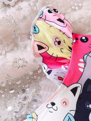Baby Girl's Cartoon Flutter Dress Summer Playwear