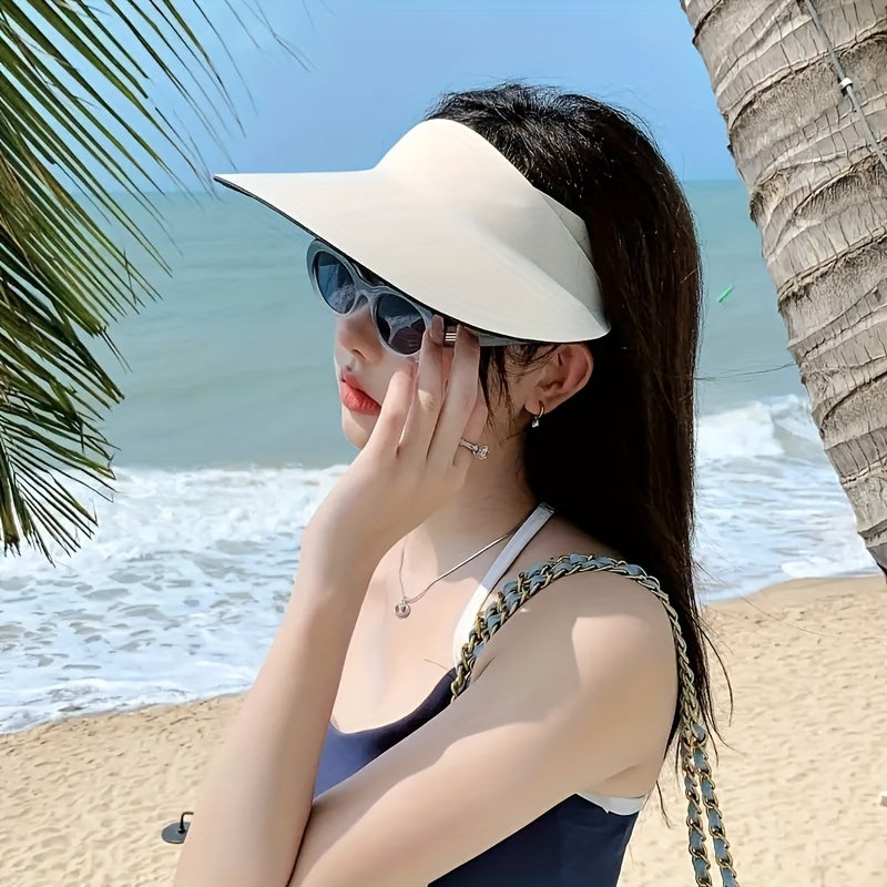 Sun Visor Hat UV Protection Foldable Lightweight Travel Beach Hats