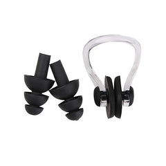 Waterproof Swimming Nose Clip & Earplugs Set Soft Silicone Unisex Diving