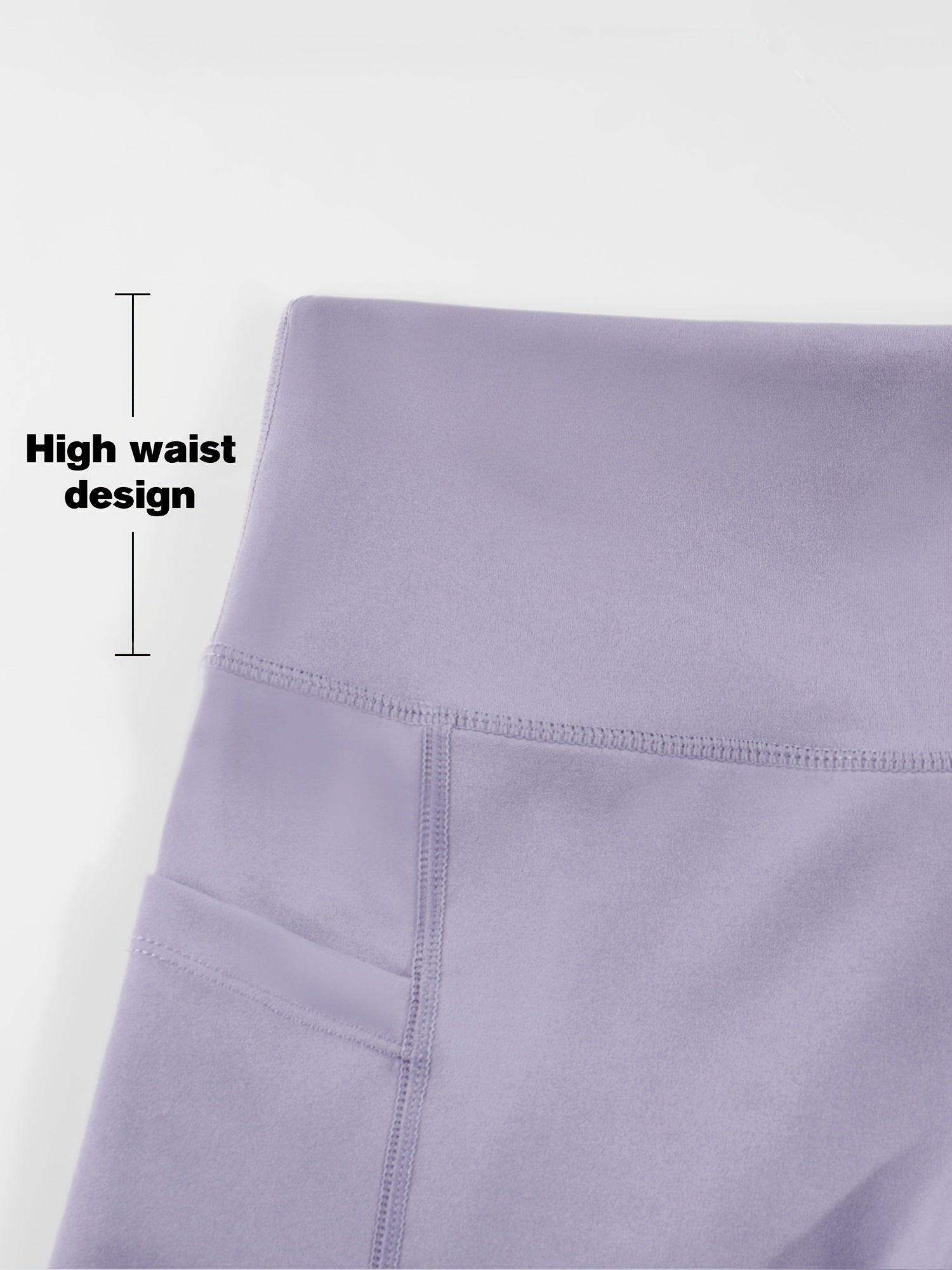 Light Purple High Waist Yoga Pants Slimming Leggings Women's Activewear