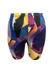 Women's Plus Contrast Letter Tee & Printed Skinny Shorts Two Piece Set