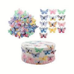 Edible Butterfly Cake Toppers - Wafer Paper Cupcake Decorations