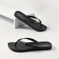 Men's Thong Sandals Non Slip Flip Flops for Indoor Outdoor Beach Shower