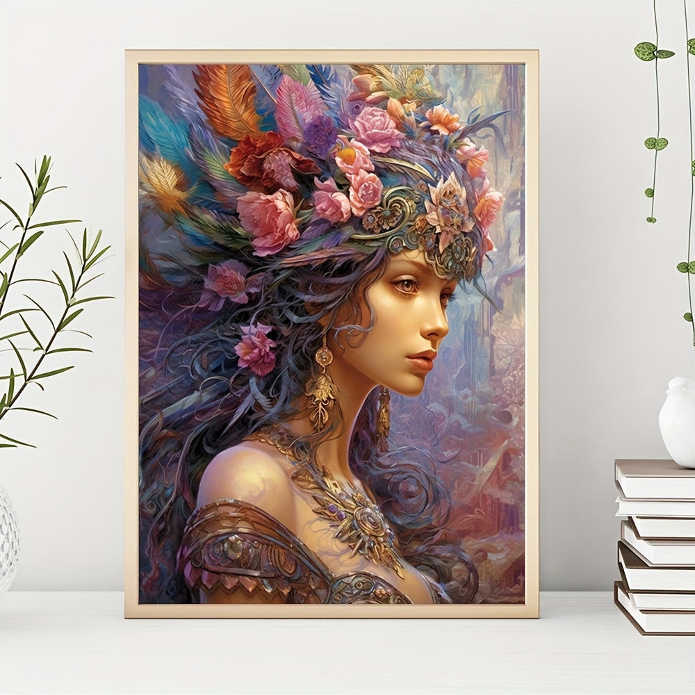 Women's Pattern Canvas Painting Poster Print Home Wall Decoration Art