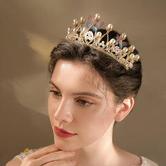 Butterfly Tiara Crown for Women Girls Princess Crown with Rhinestone