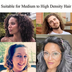 2pcs Girl's Square Sunglasses Headband Curly Thick Hair Headband