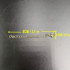 5pcs Chain Necklace Extender Chains Set