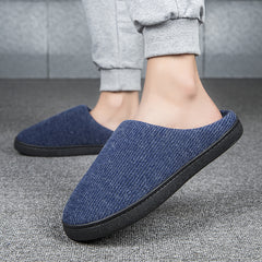 Men's Memory Foam Warm Fleece Lining House Slippers
