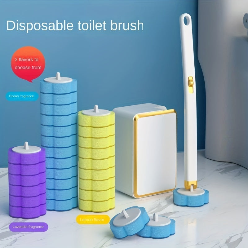 Wall Mounted Toilet Brush Silicone Cleaning Brush