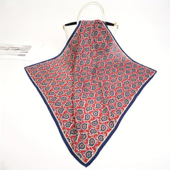 Paisley Print Square Scarf Lightweight Bandana