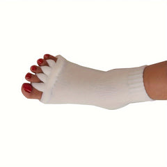 Toe Separator Socks Foot Alignment Toeless Socks