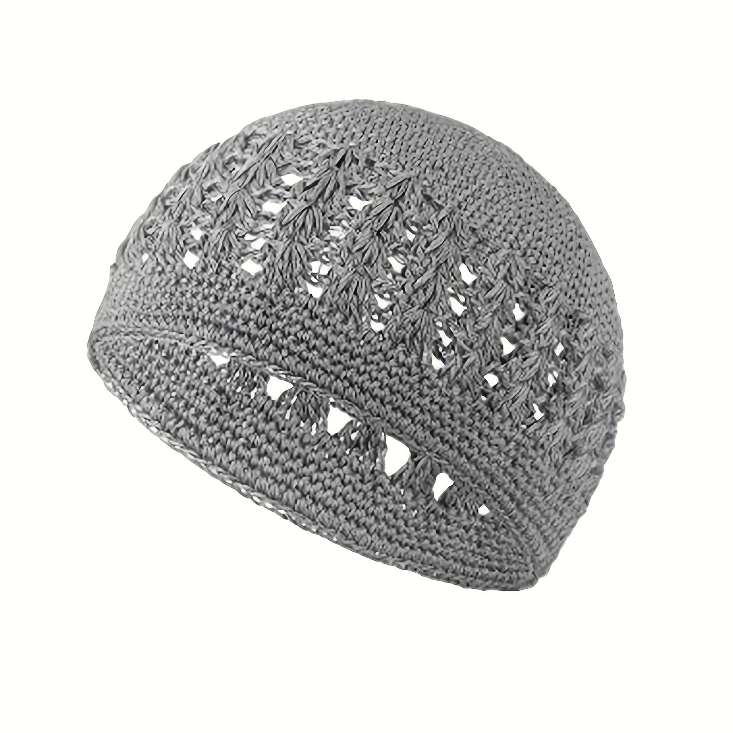 4pcs Hollow Out Knitted Beanie Unisex Skull Cap Elastic Knit Hat