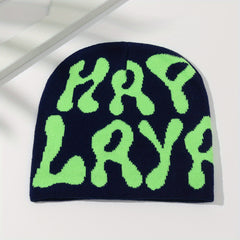 Y2K Hip Hop Candy Knitted Beanie Hat