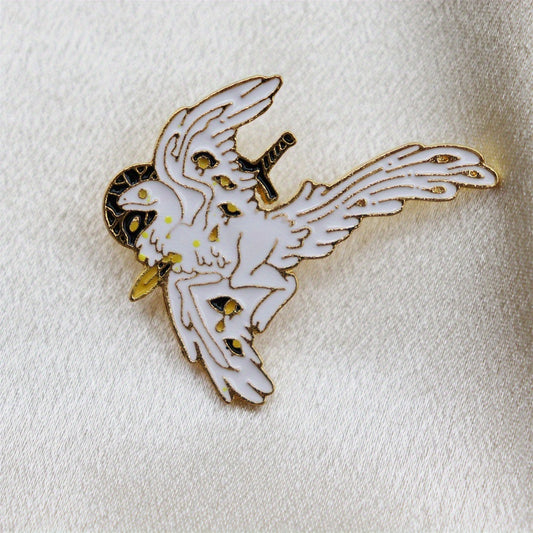 Cartoon Dinosaur Novelty Brooch for Men