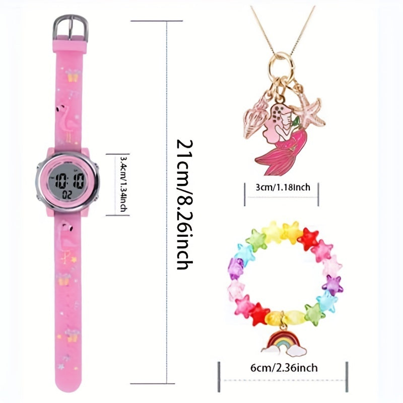 Brynnl Kids Waterproof Digital Watch with 3D Cartoon Design