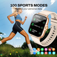Touch Smartwatch Custom Wallpaper USB Charging