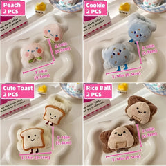 2pcs Cartoon Face Washing Wristbands Soft Absorbent Bath Wristband