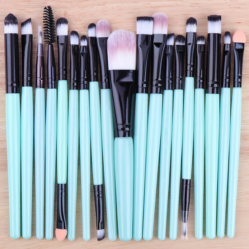 20-Piece Pro Eye Makeup Brush Set for Flawless Looks