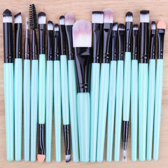 20-Piece Pro Eye Makeup Brush Set for Flawless Looks