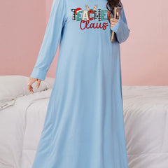 Christmas Nightdress Women's Sleep Dress