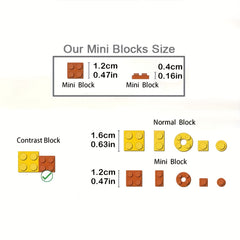 Street View Cat Building Blocks Toy Halloween Christmas