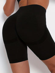 High Waist Seamless Yoga Shorts Slim Fit Butt Lifting Activewear