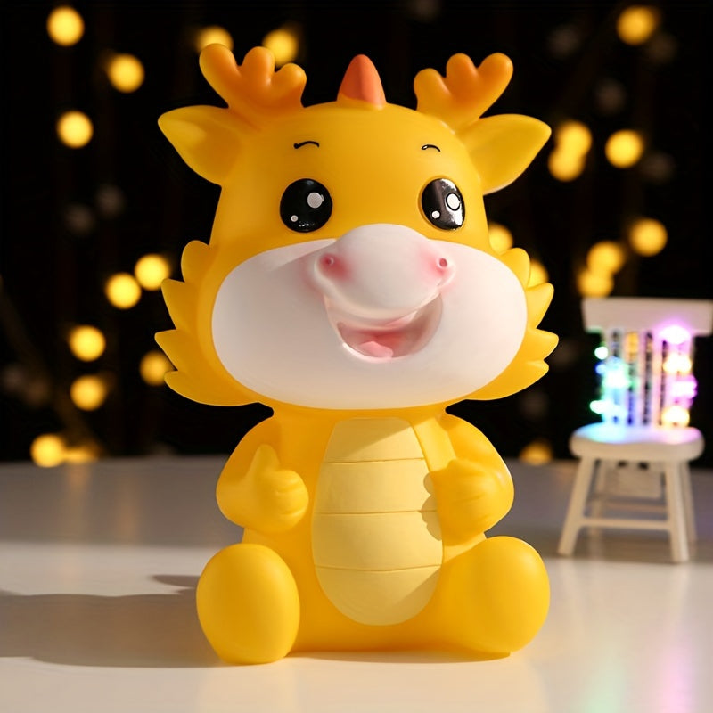 Creative Silicone Piggy Bank Dragon Decoration Dragon Year Gift