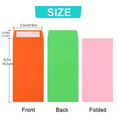 50pcs Christmas Halloween Money Saving Challenge Envelopes 8.89x16.51 Cm
