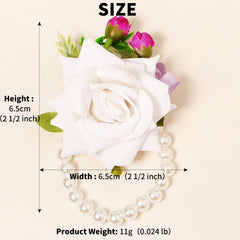 Rose Wrist Corsage Wedding Bride Bridesmaids Corsages