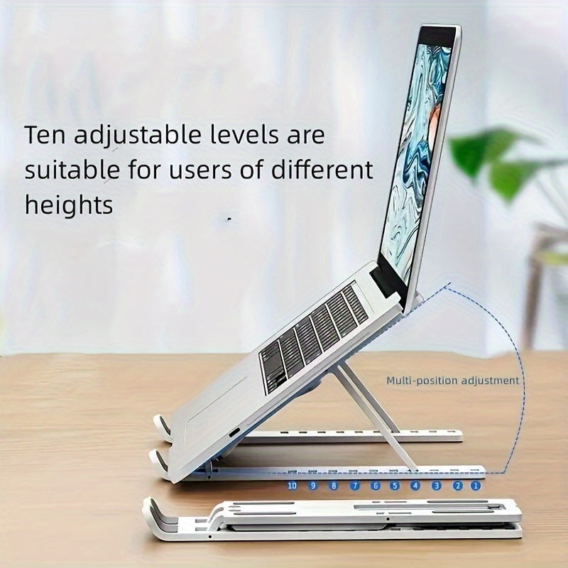 Laptop Stand Folding Cooling ABS Plastic Stand Portable