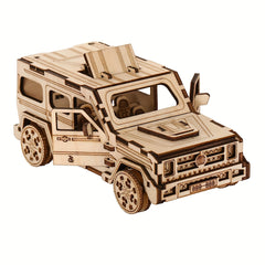 3D SUV Wooden Jigsaw Puzzle DIY Ornaments for Adults