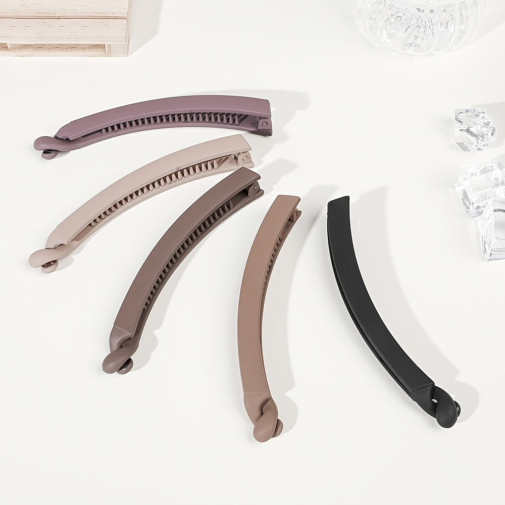 Large Matte Banana Hair Clip for Thick Hair