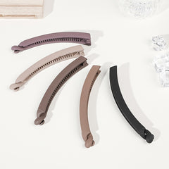 Large Matte Banana Hair Clip for Thick Hair