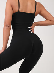 Women's Sports Cami Jumpsuit Fitness Yoga Bodysuit