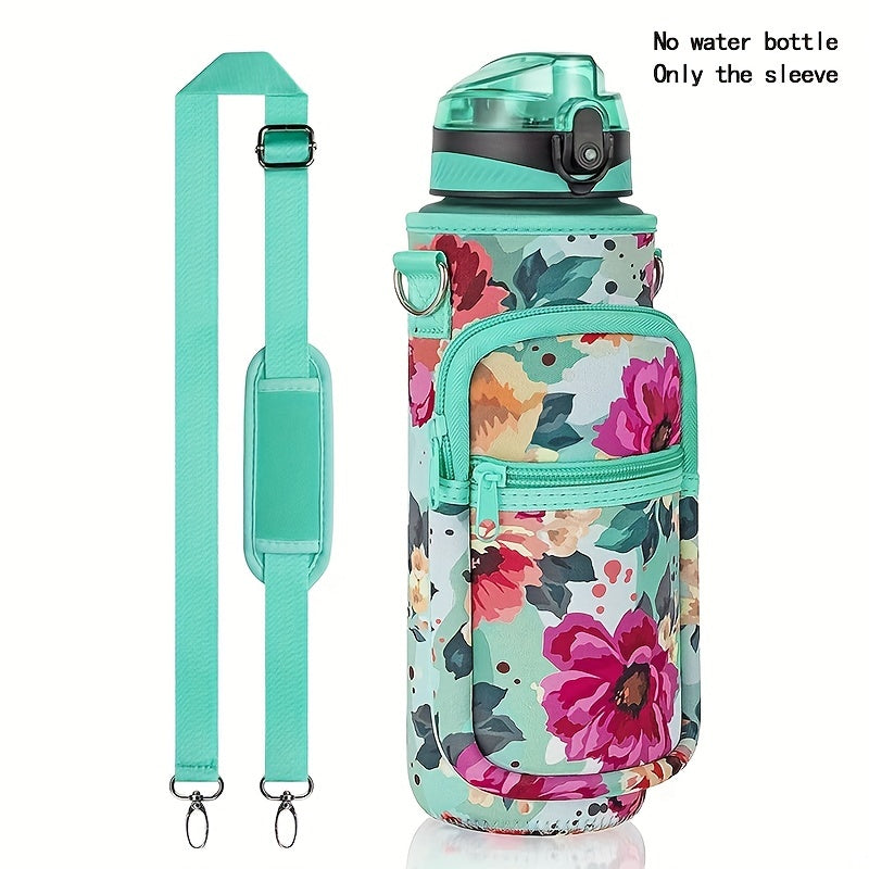 Neoprene Bottle Holder with Adjustable Strap for 18oz-40oz Sports Water Bottle
