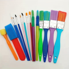 15pcs Painting Brush Sets for Kids DIY Painting Water Wash Graffiti Tool Set