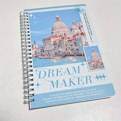 Coil Type Notebook Student Message Book Memo Notepad Journal Diary