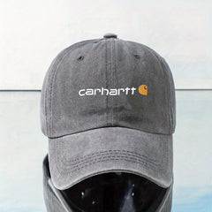 Washed Baseball Cap Distressed Solid Dad Hat Unisex