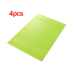12pcs Cuttable Shelf Liners Washable Moisture-proof Fridge Mats