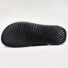 Men's PU Leather Sandals Casual Non Slip Shoes
