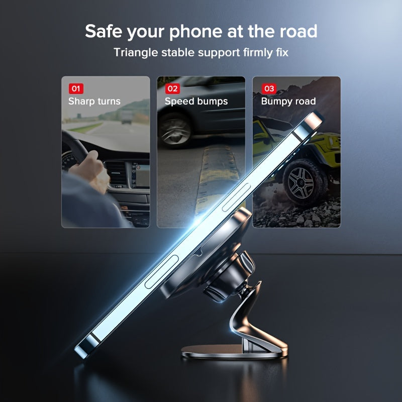 360° Magnetic Car Phone Holder Air Vent Mount GPS For IPhone Xiaomi