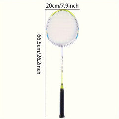 Aluminum Alloy Badminton Racket Set - For Beginners & Pros