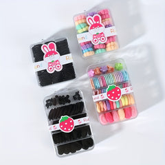Colorful Hair Ties Hair Bands & Flowers Hair Clip Claw Clips Set