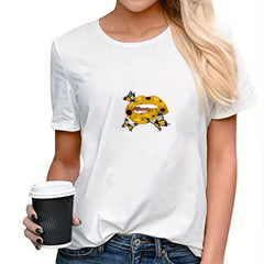 4pcs Yellow Sunflower Iron-On Patches DIY T-shirt Backpack