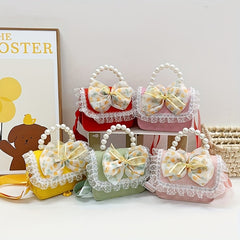 Mini Crossbody Bag Lace Handbag for Girls