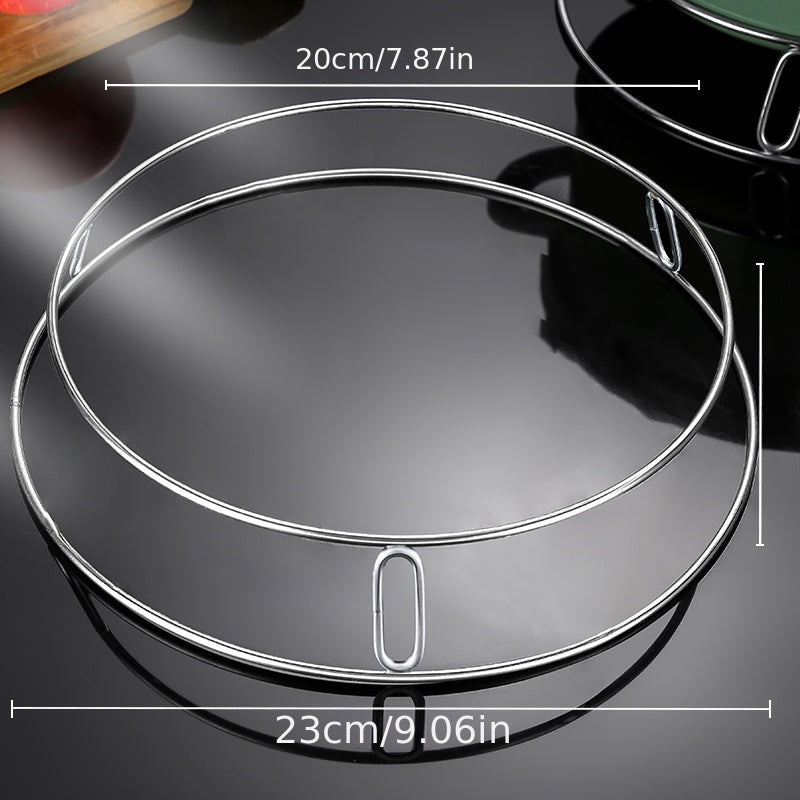 Stainless Steel Pot Rack Kitchen Storage Thickened Insulation Support