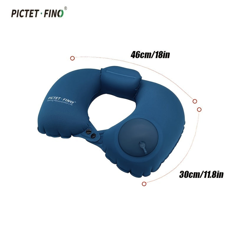 Inflatable Travel Pillow Neck Support for Men Women