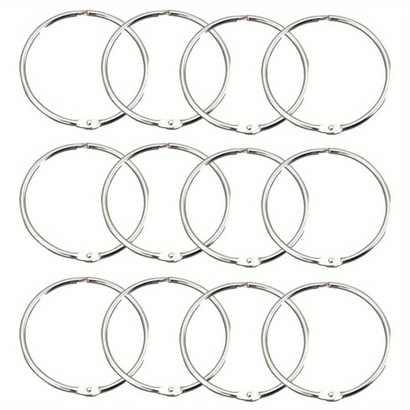 12pcs Shower Curtain Rings Effortless Gliding Curtain Hooks