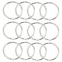 12pcs Shower Curtain Rings Effortless Gliding Curtain Hooks