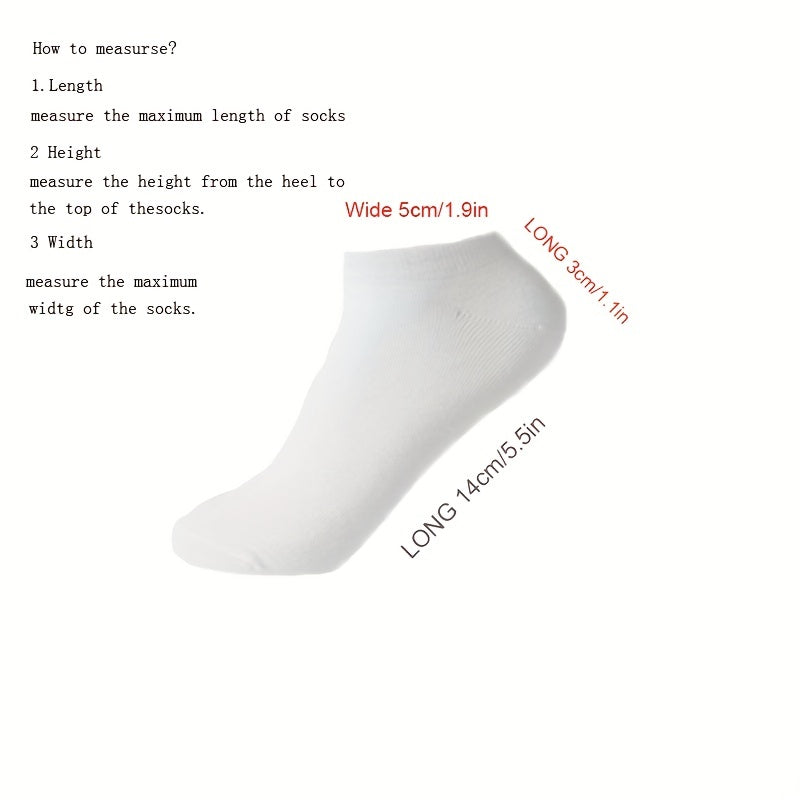 5 Pairs Cartoon Print Socks Funny Women's Ankle Stockings
